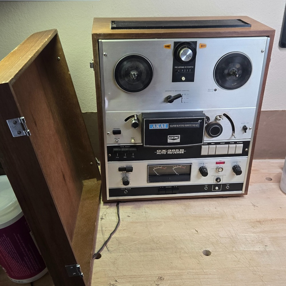 Akai GX-365D Reel To Reel Auto Reverse Tape For Repair